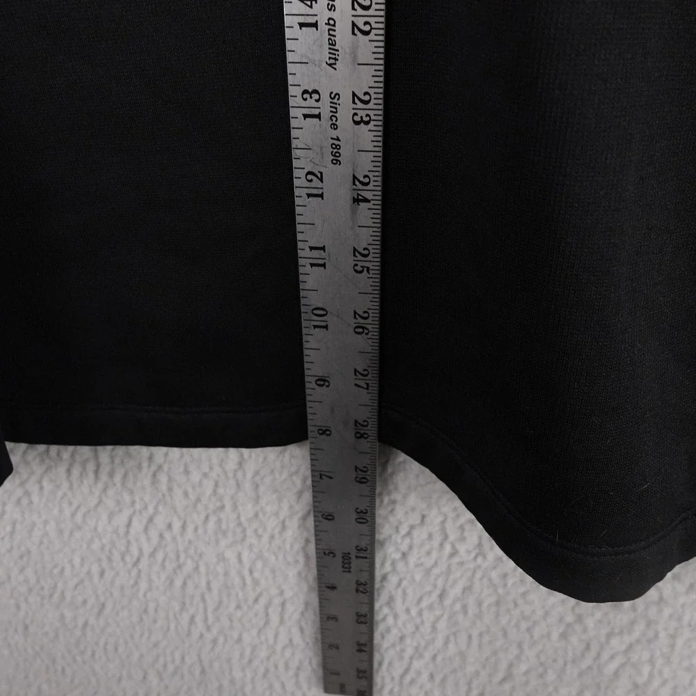 The North Face Mens XXL Black Quarter Zip Pullover Chest Pocket Fleece Jacket